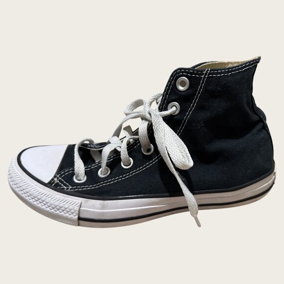 Chuck Taylor All Star Canvas - Black - Size W6.5/M5.5 - Gently Used, Good Condt - Picture 2 of 5